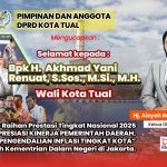 Raih Penghargaan Kemendagri, Ketua DPRD Kota Tual Ucapkan Selamat. Penghargan Walikota tual copy